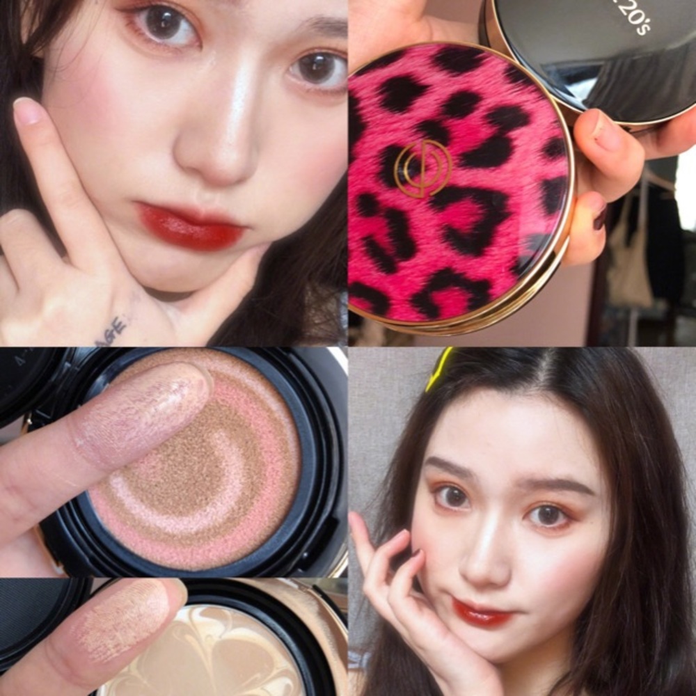 Pink aura cushion